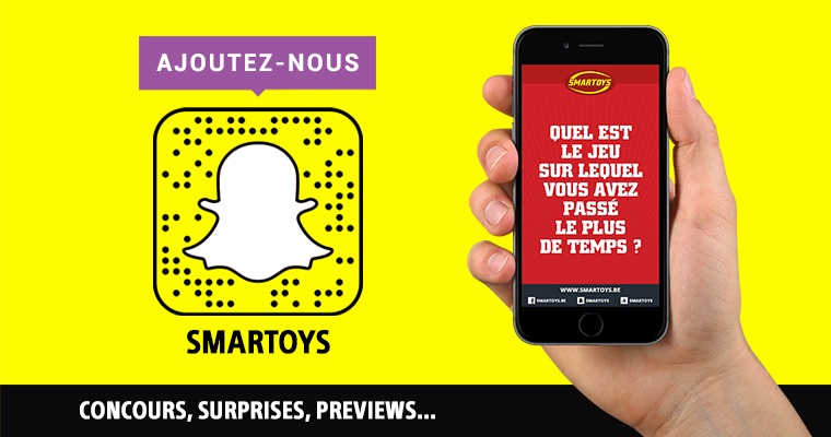 SMARTOYS | Suivez-nous sur Snapchat