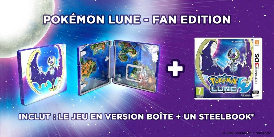 Pokémon Lune Fan Edition (+ Steelbook)