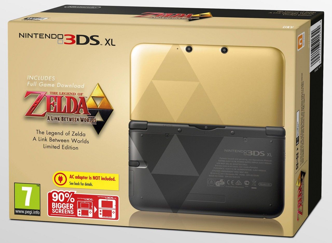 Nintendo 3DS XL  Zelda : A Link Between Worlds Edition