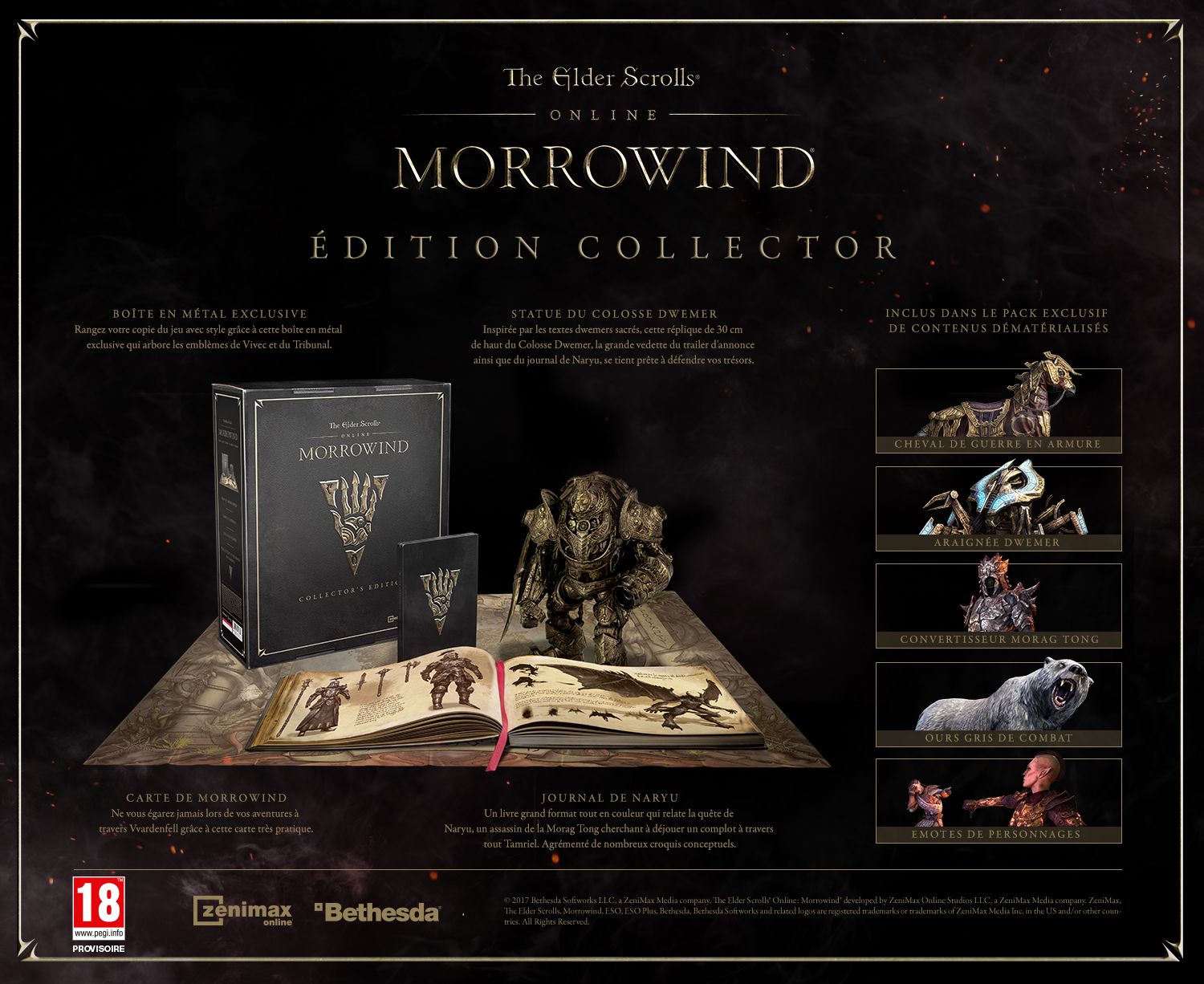 The Elder Scrolls Online : Morrowind Collector Edition