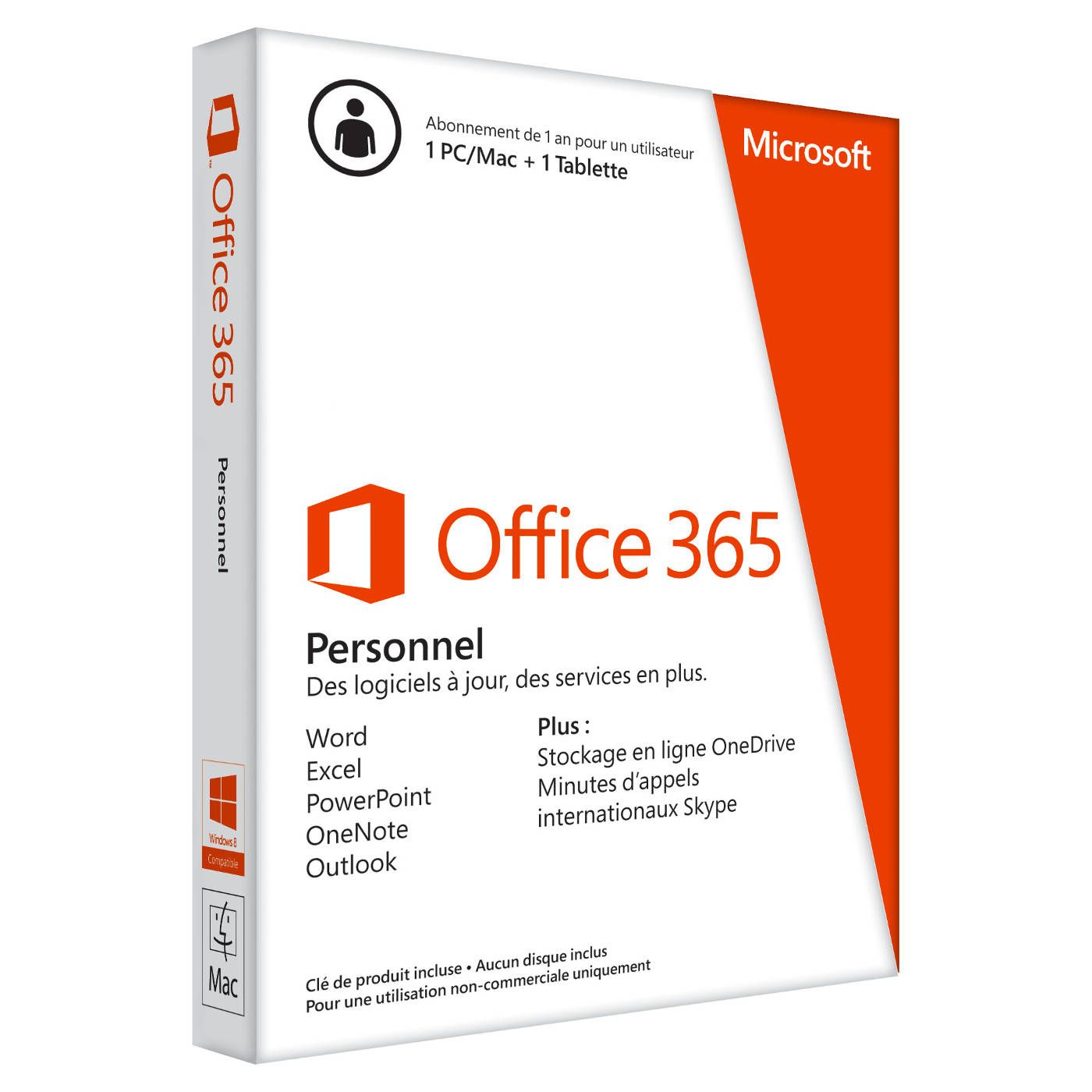 Microsoft Office 365 Personnel 1 PC/Mac
