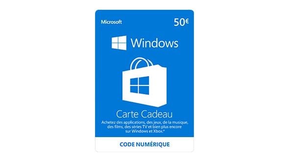 Windows Store Gift Card 50€ Digital Code