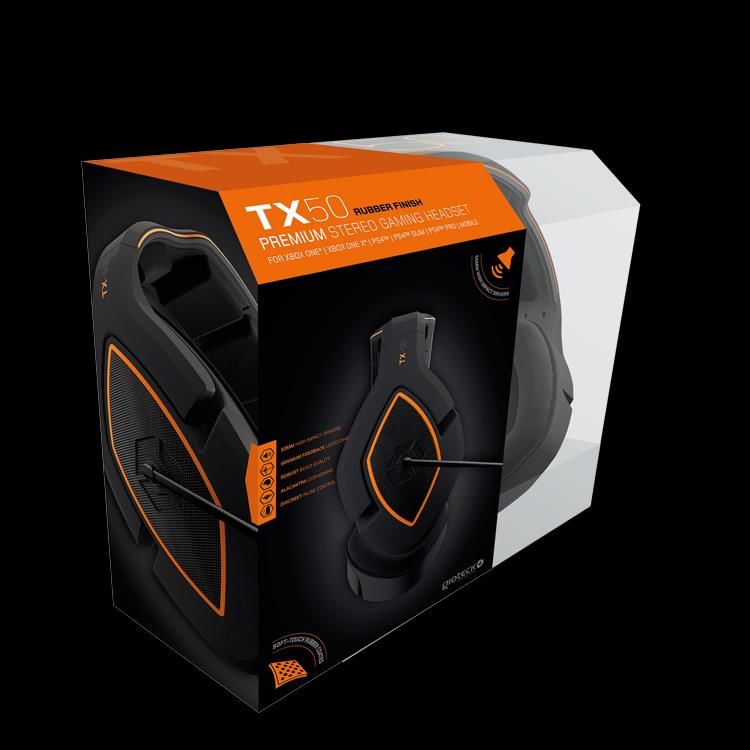 Gioteck - TX50 Stereo Gaming Headset for PS4, Xbox One