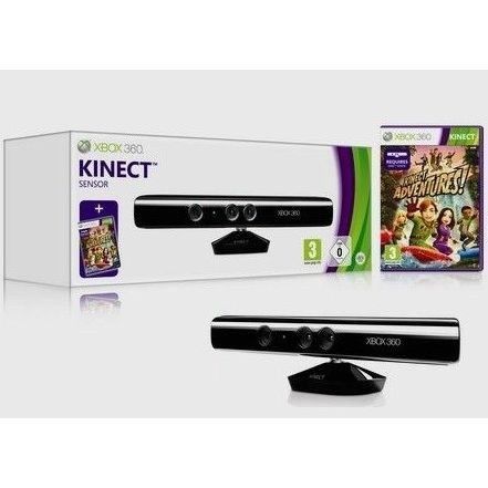 Xbox 360 Kinect Sensor + Kinect Adventures