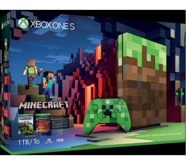 Xbox One S 1TB Minecraft Limited Edition