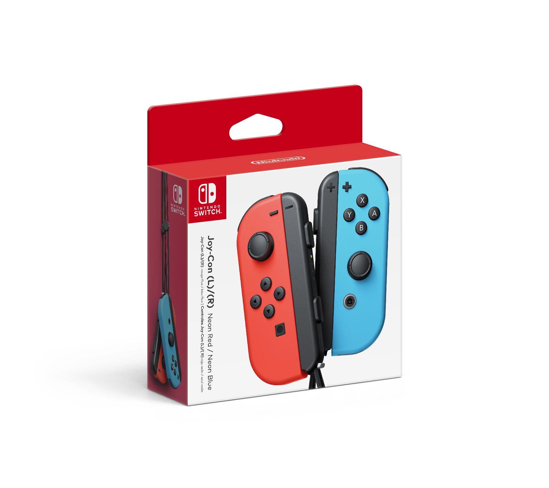 Nintendo Switch Joy-Con Pair Neon Red - Neon Blue