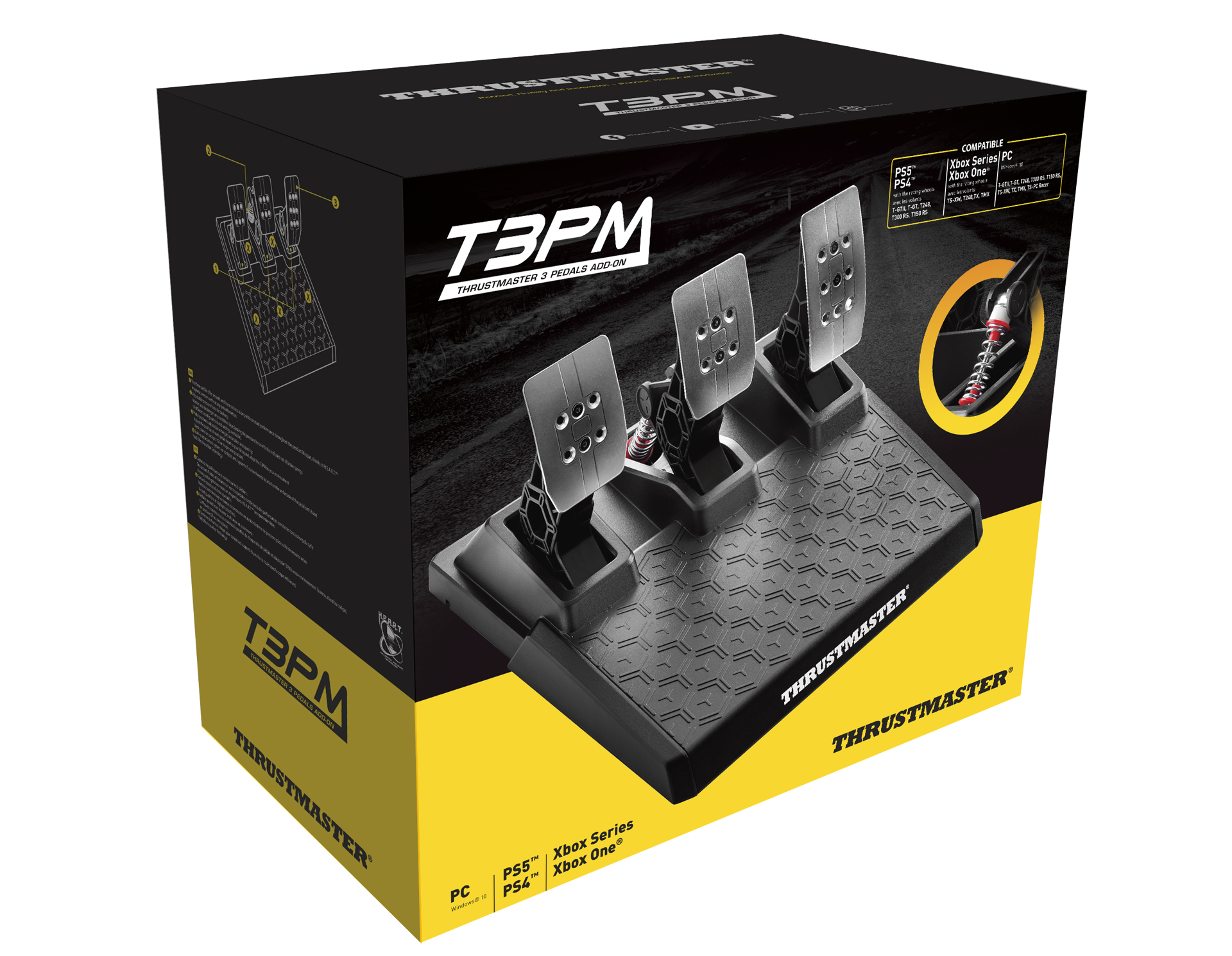 Thrustmaster T3PA Pro Add-on - Pédalier compatible avec les