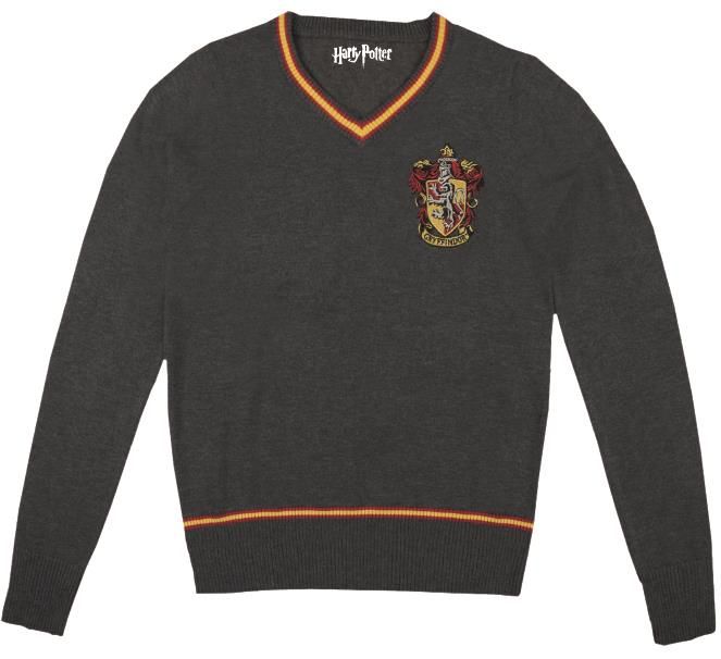 Harry Potter - Pull Anthracite Hommes Gryffondor - M