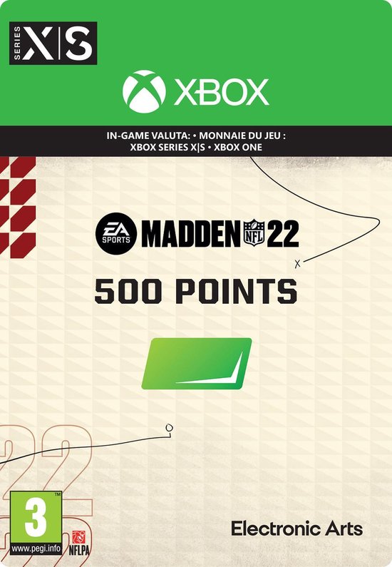 Madden NFL 22: 500 Madden Points
