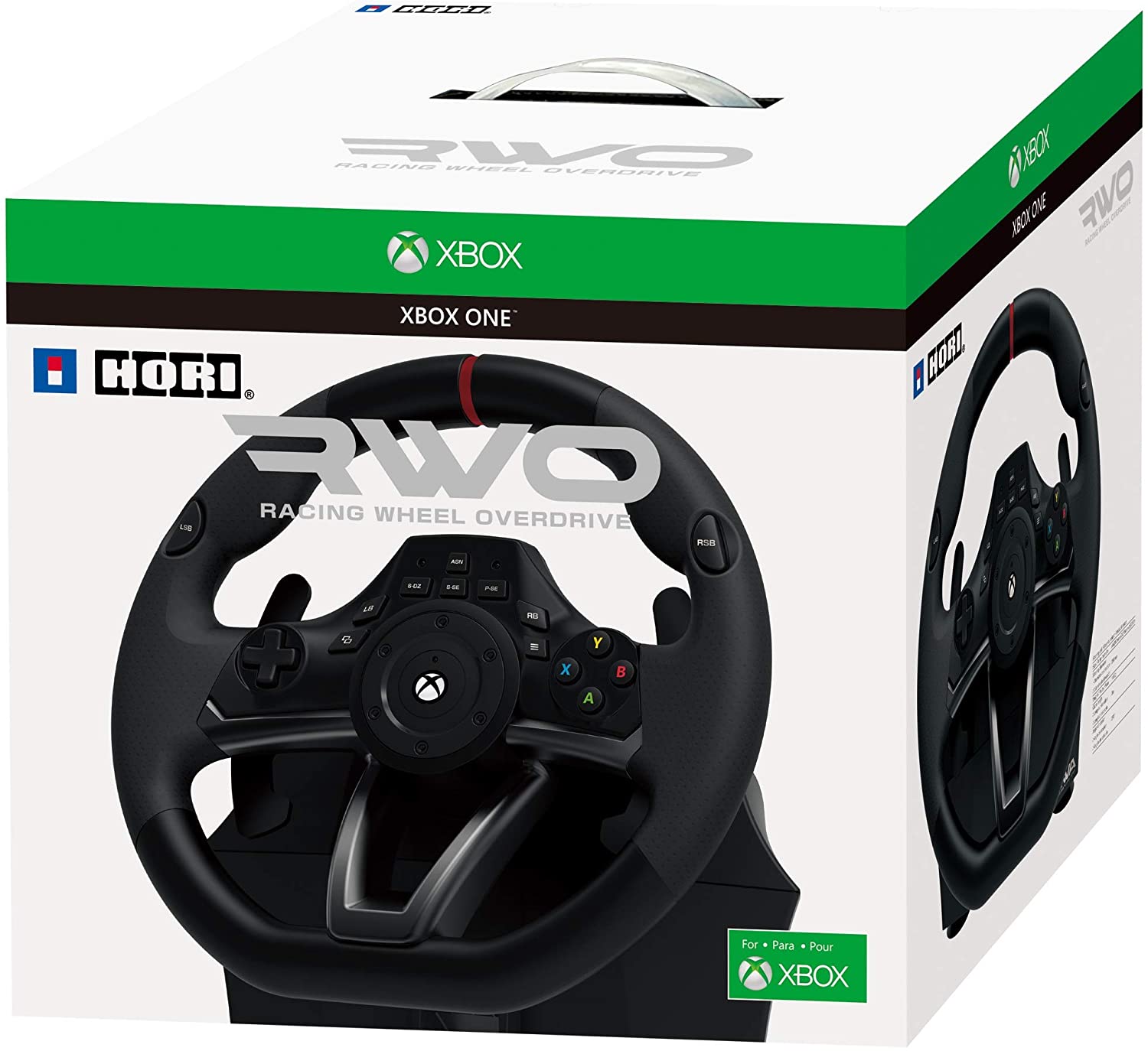 Hori - Volant Gaming pour Xbox Hori Overdrive Retour de Force Noir