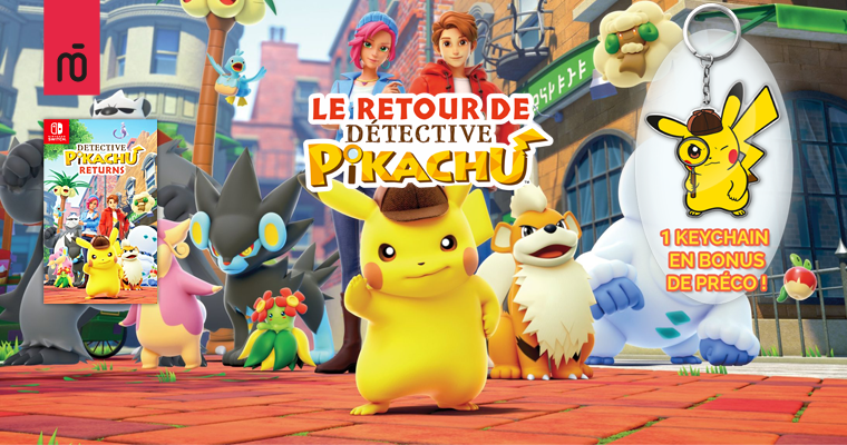 Recevez ce porte-clé Détective Pikachu en précommandant le jeu !