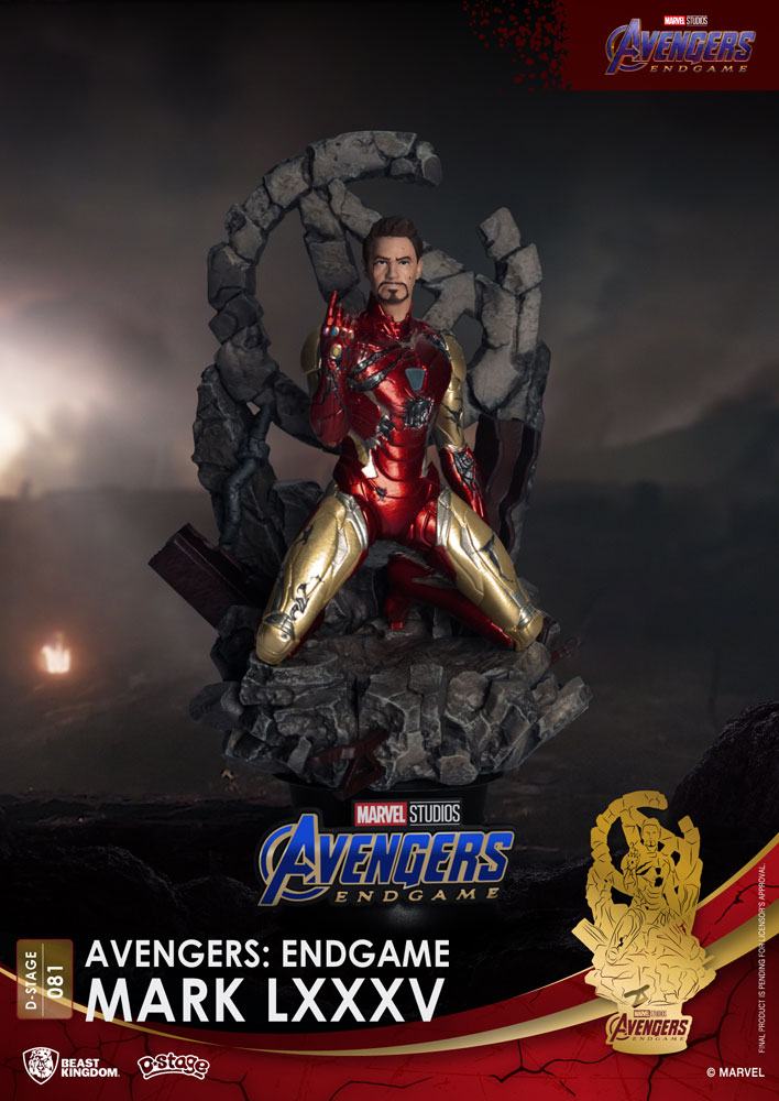 Marvel - Diorama - Avengers : Endgame - Iron Man MK85 - 16cm