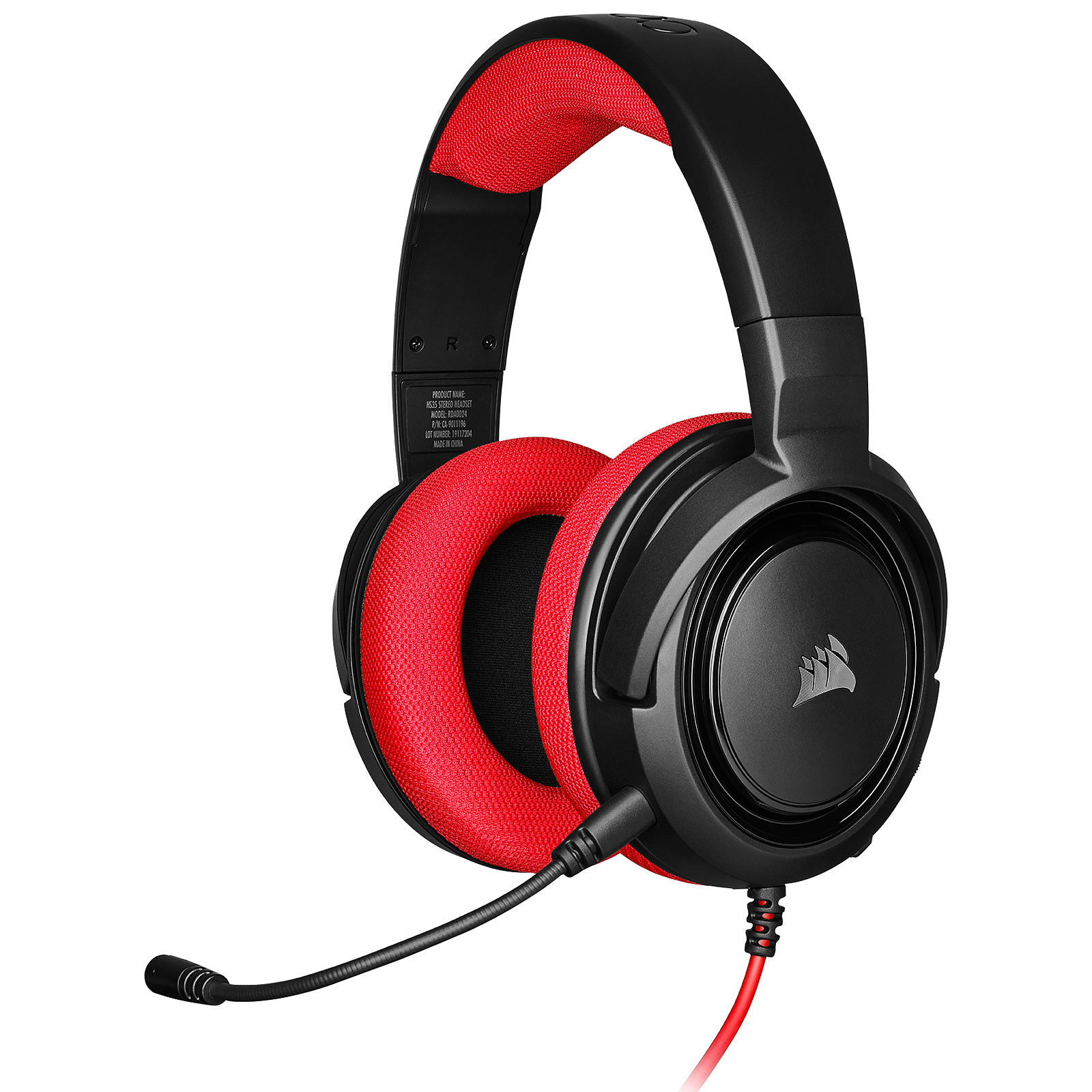 Casque Gaming Corsair HS35 (Rouge)