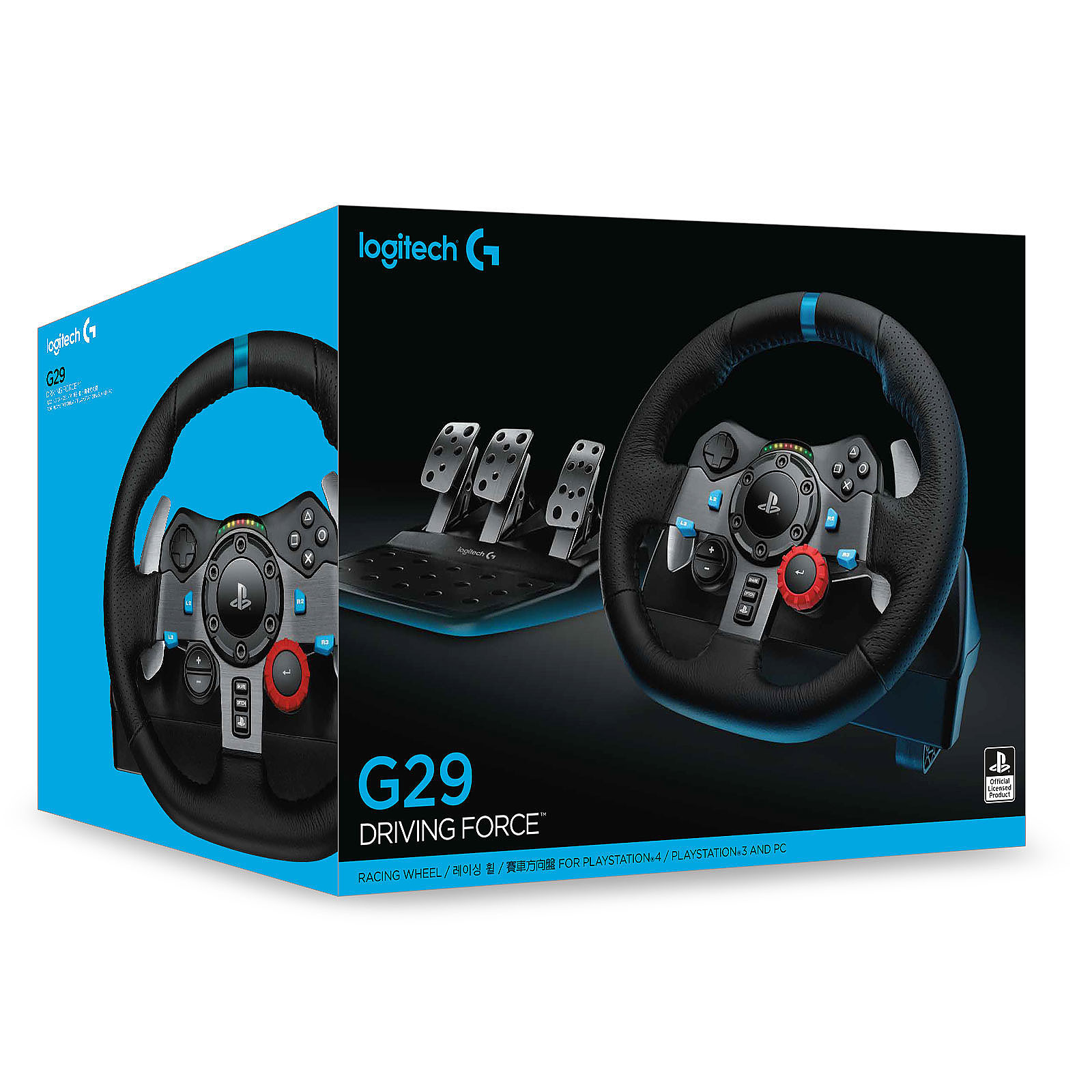Logitech G29 Driving Force Racing Wheel PS4/PS3/PC