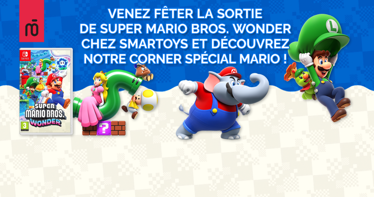 Célébrez la sortie de Mario Bros Wonder avec Smartoys !
