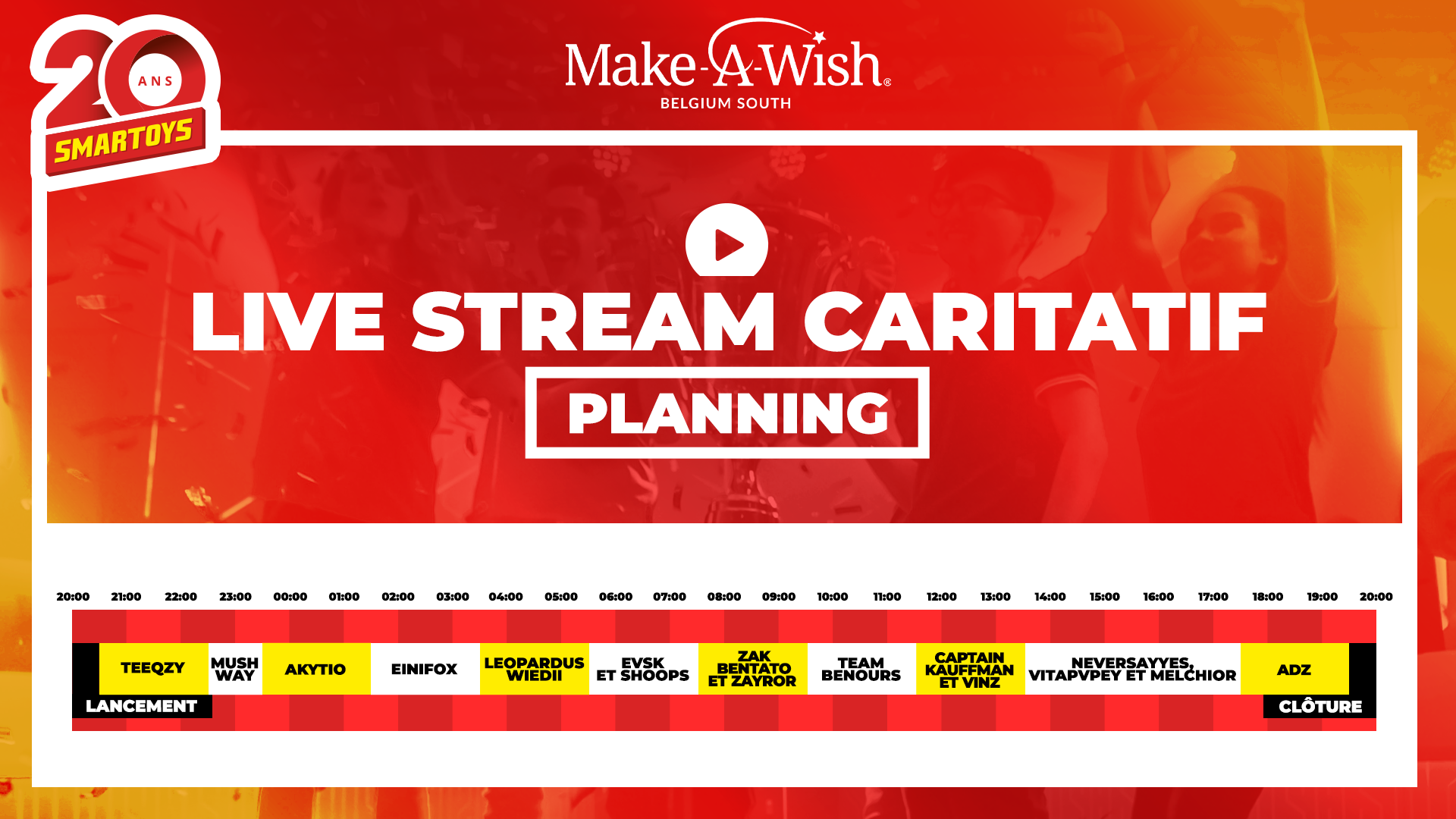 Live Stream Caritatif