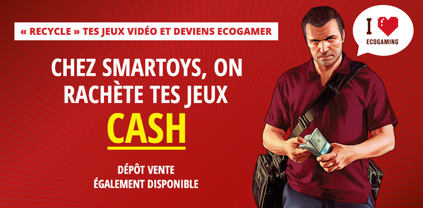 Rachat et revente de jeux en cash