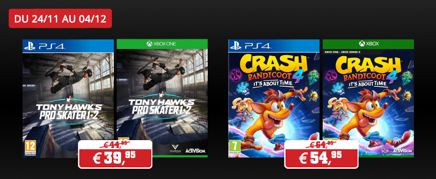 Promotions jeux Activision