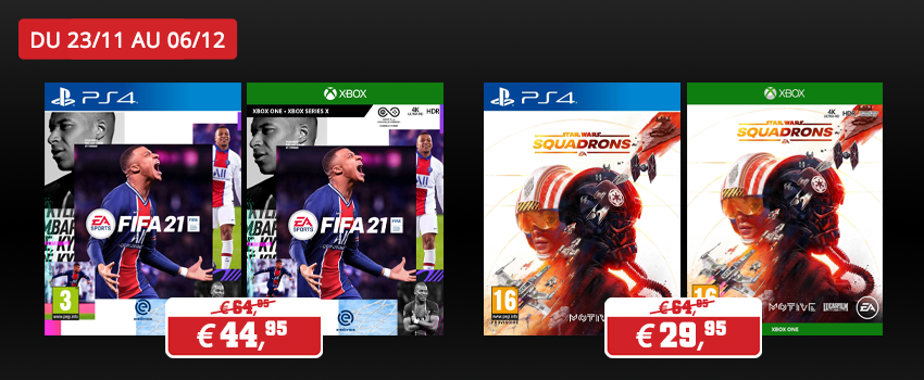 Promotions jeux EA Games