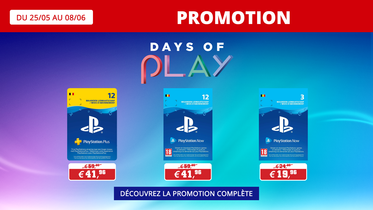 Days of Play 2020 Playstation Now