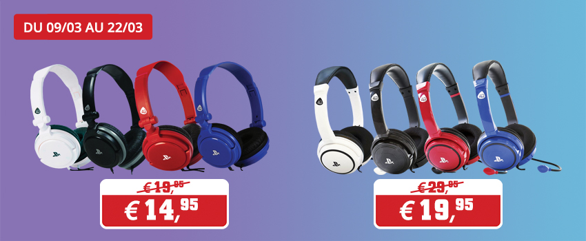 Promotion 4gamers casques