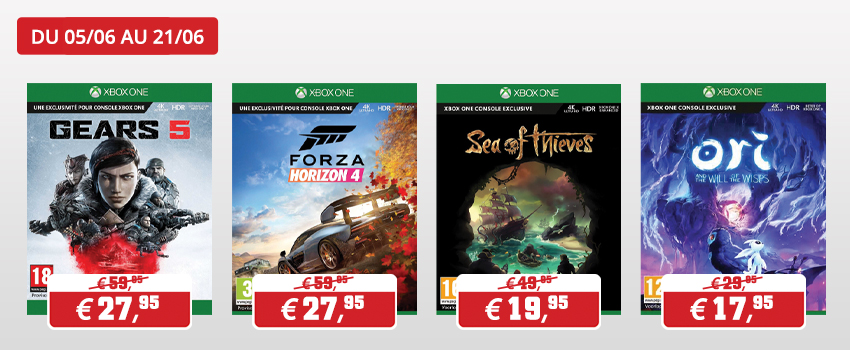 Promotions Petits prix Xbox One