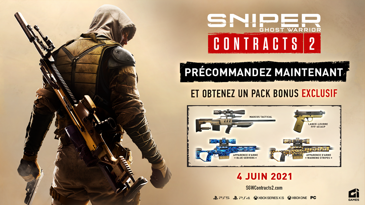 Précommandez Sniper Ghost Warrior Contracts 2