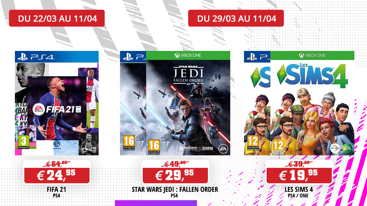 Jeux EA Games en promotion !