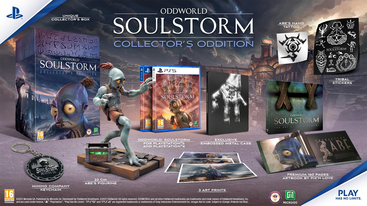 Oddworld Soulstorm Day One et Collector en précommande !