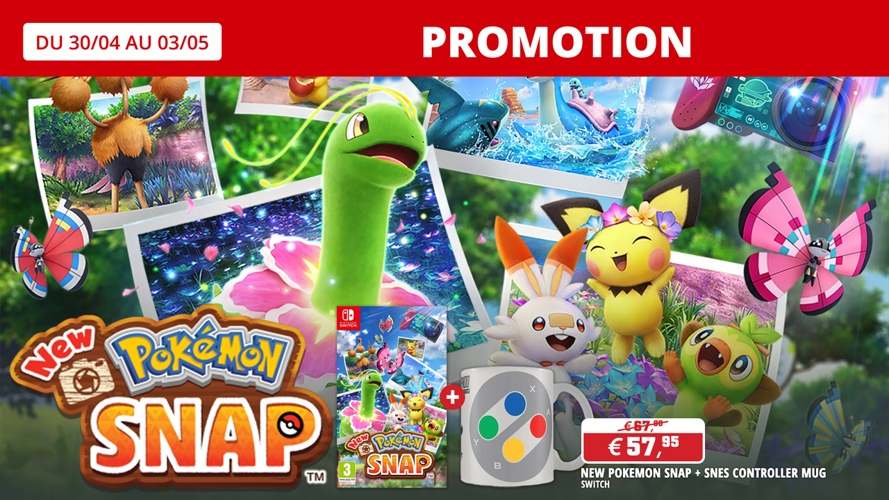 Précommandez Pokémon Snap et recevez un bonus préco.