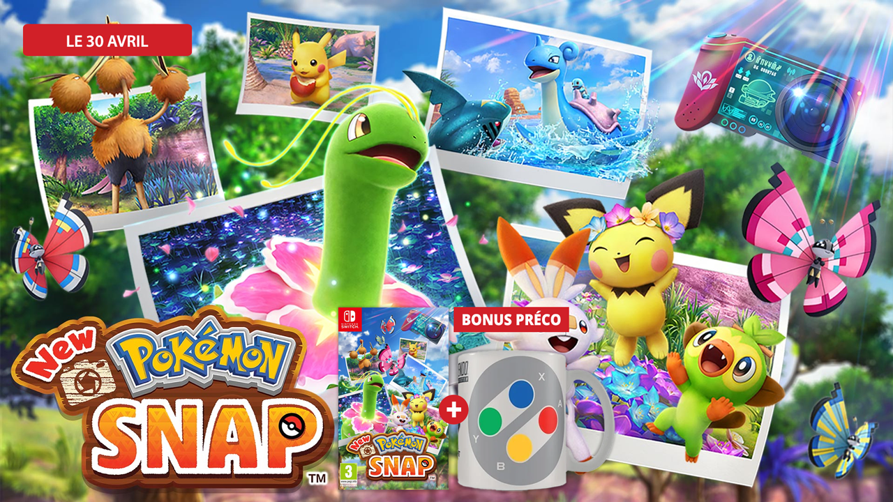 Précommandez New Pokémon Snap et recevez un bonus préco !