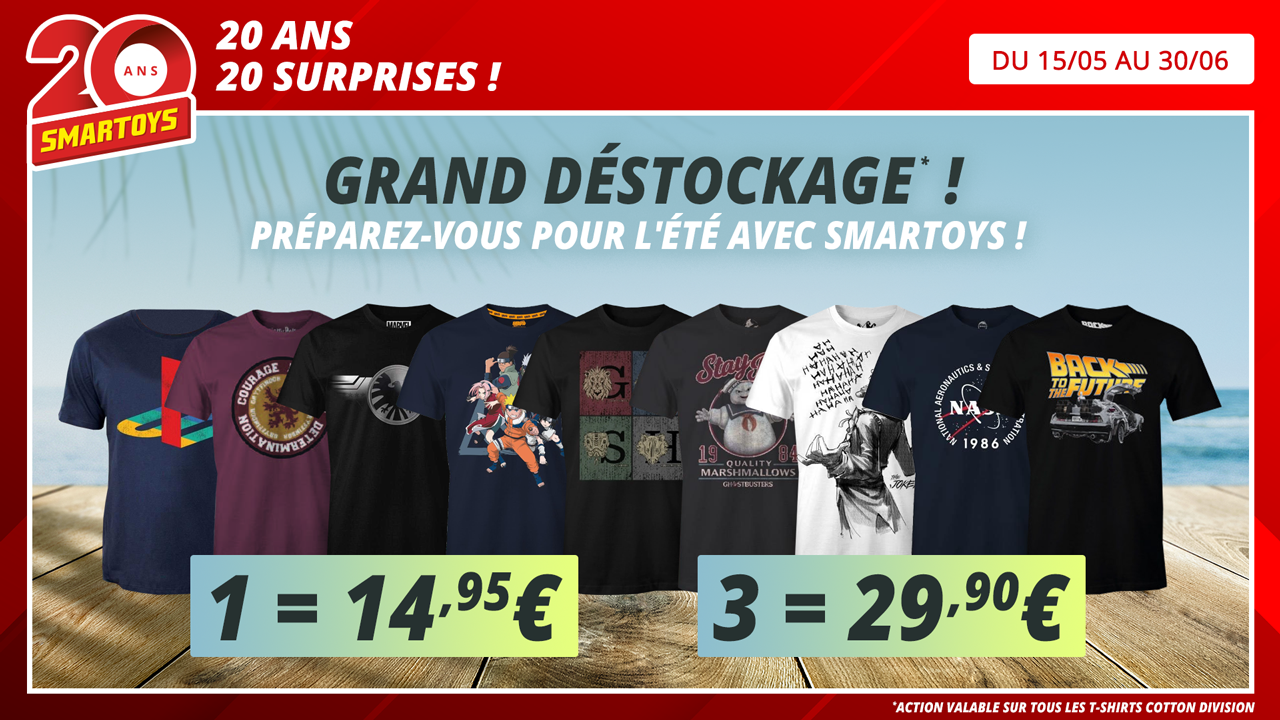 Promos incroyables sur le textile !