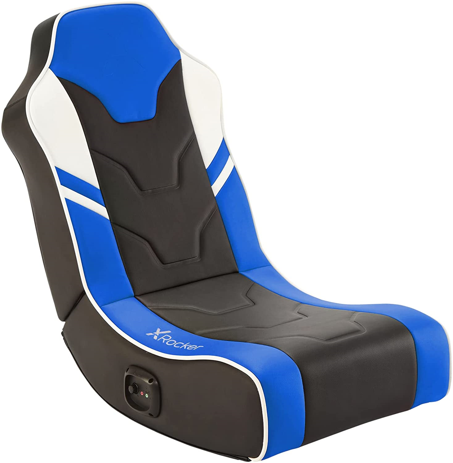 X Rocker - Shadow 2.0 Stereo Audio Gaming Floor Rocker Blue