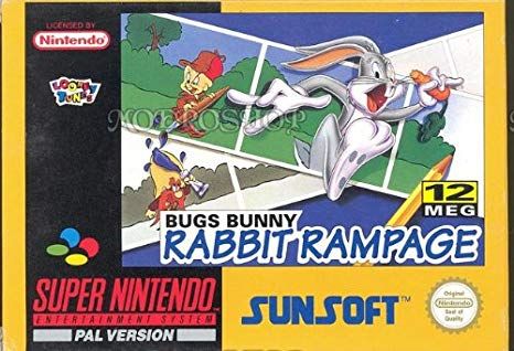 Bugs Bunny Rabbit Rampage SNES