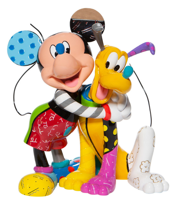 Figurine Mickey Et Pluto - Disney Britto