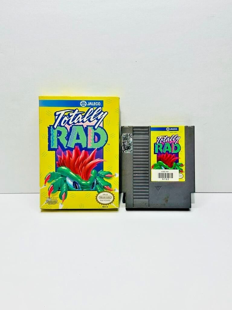 Totally Rad Jaleco Authentique Jeu Nintendo NES avec Boîte Originale TESTÉ