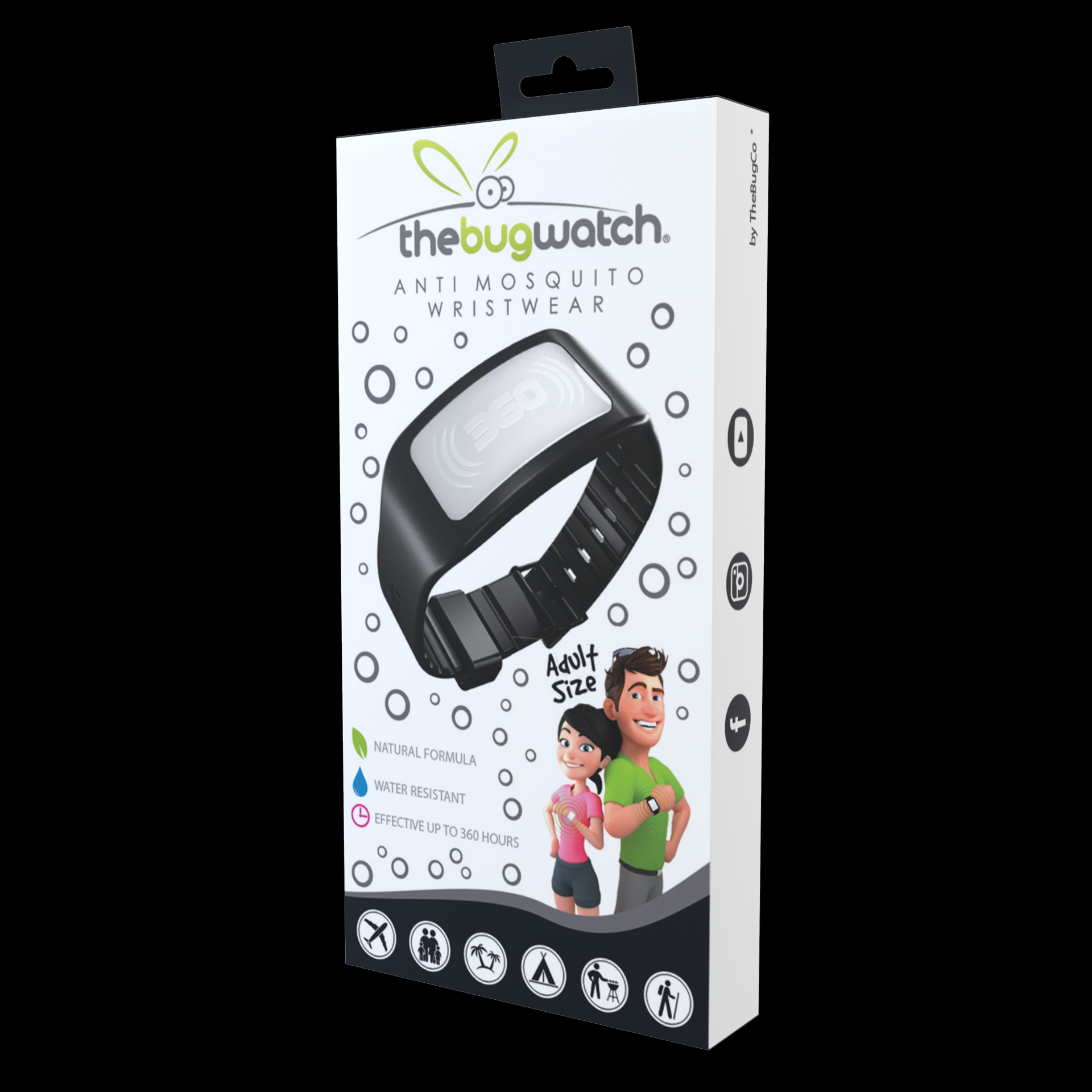 TheBugWatch Armband Midnight Black