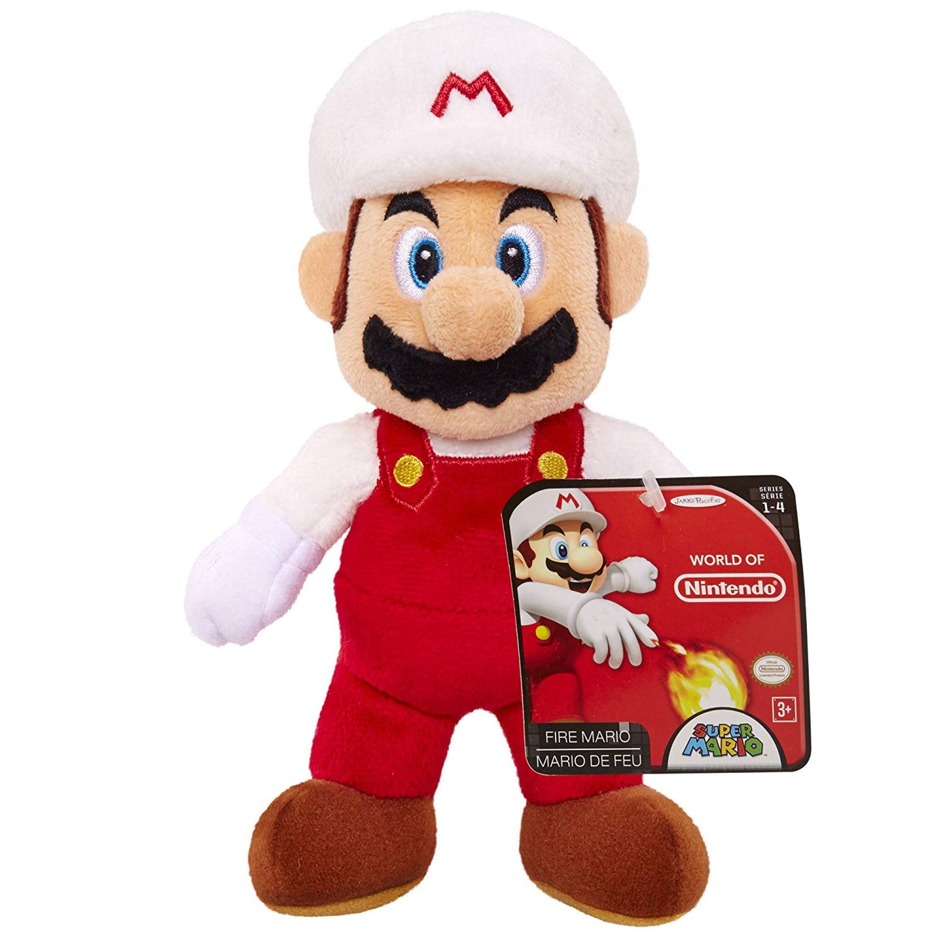 Nintendo - Super Mario Peluche Fire Mario \"Extra Wave\" 20cm