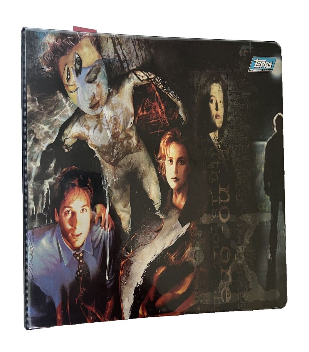 Cartes de Collection The X-Files Séries 1, 2 et 3 en Classeur Officiel - Topps