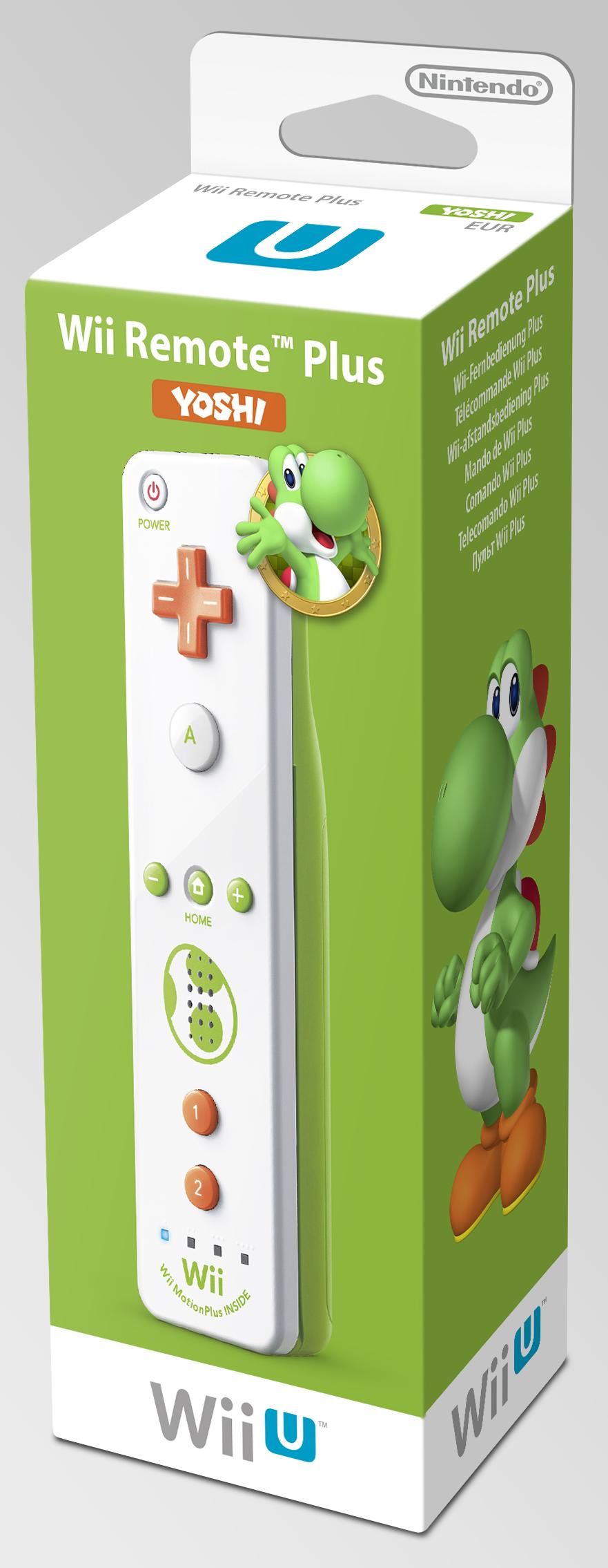 Wii U Remote Plus Yoshi Edition