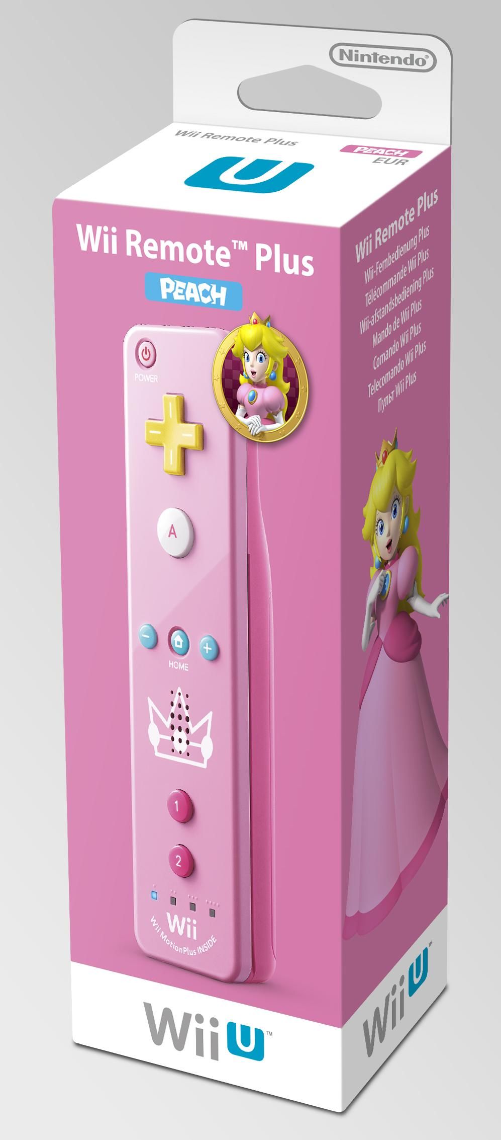 Wii U Remote Plus Peach Edition