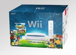 Wii Console White + Inazuma Eleven Strikers