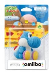 Amiibo Yoshi de Laine bleue Yoshi\'s Woolly World Collection