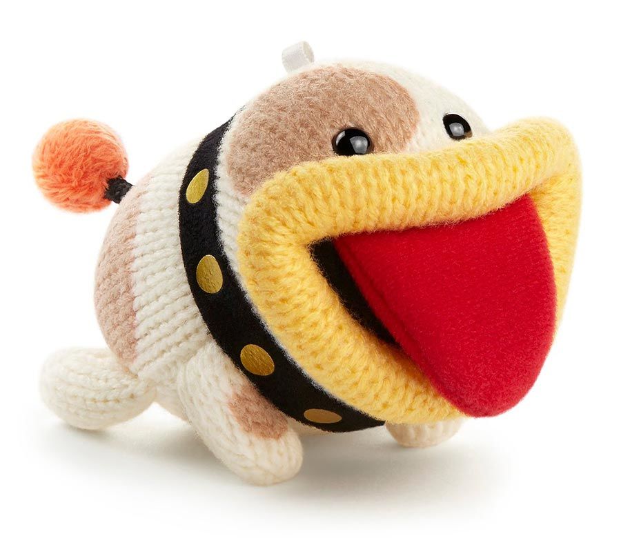 Amiibo Poochy de laine Yoshi\'s Woolly World Collection