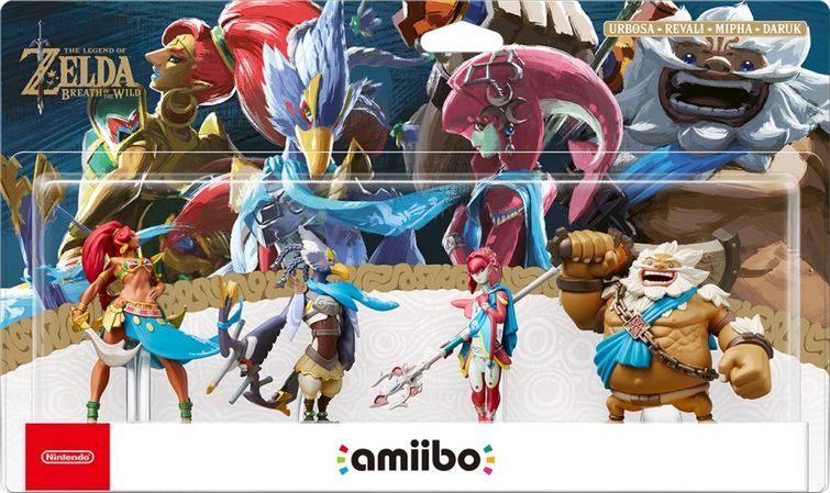 Amiibo The Champion Ballad 4 Pack The Legend of Zelda Collection