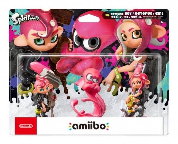 Amiibo Octoling 3-Pack Splatoon Collection