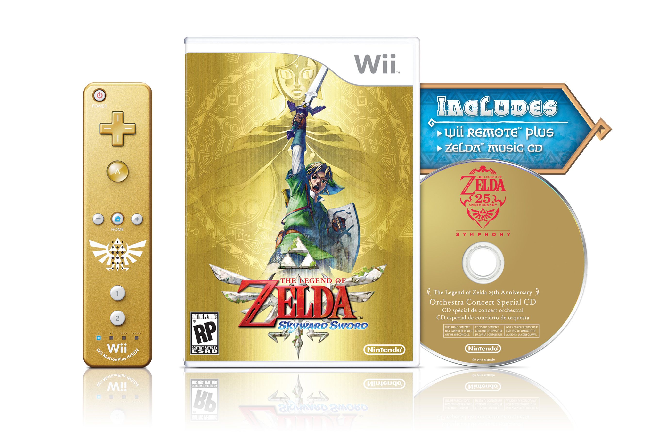 ZELDA SKYWARD SWORD+REMOTE