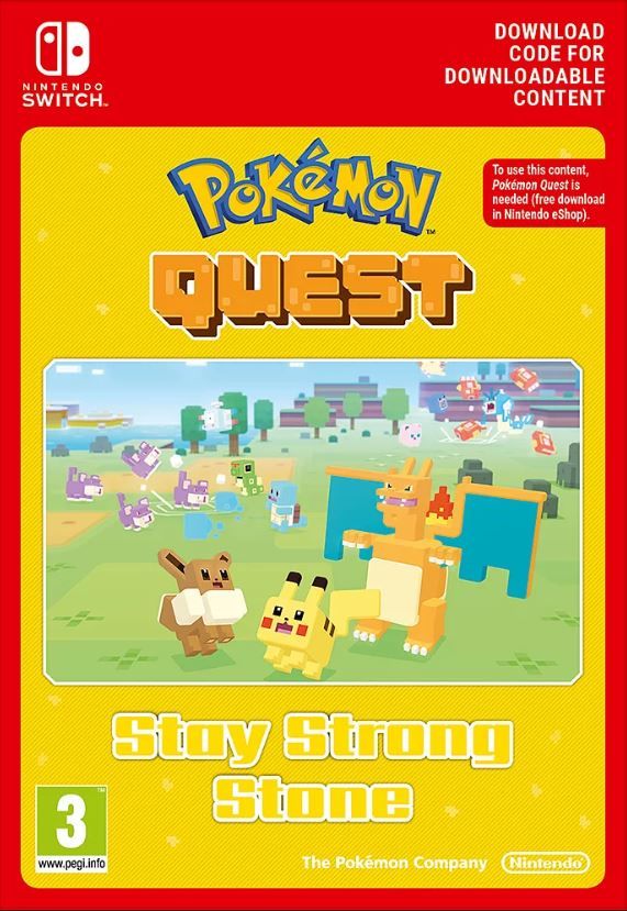 Pokémon Quest Stay Strong Stone