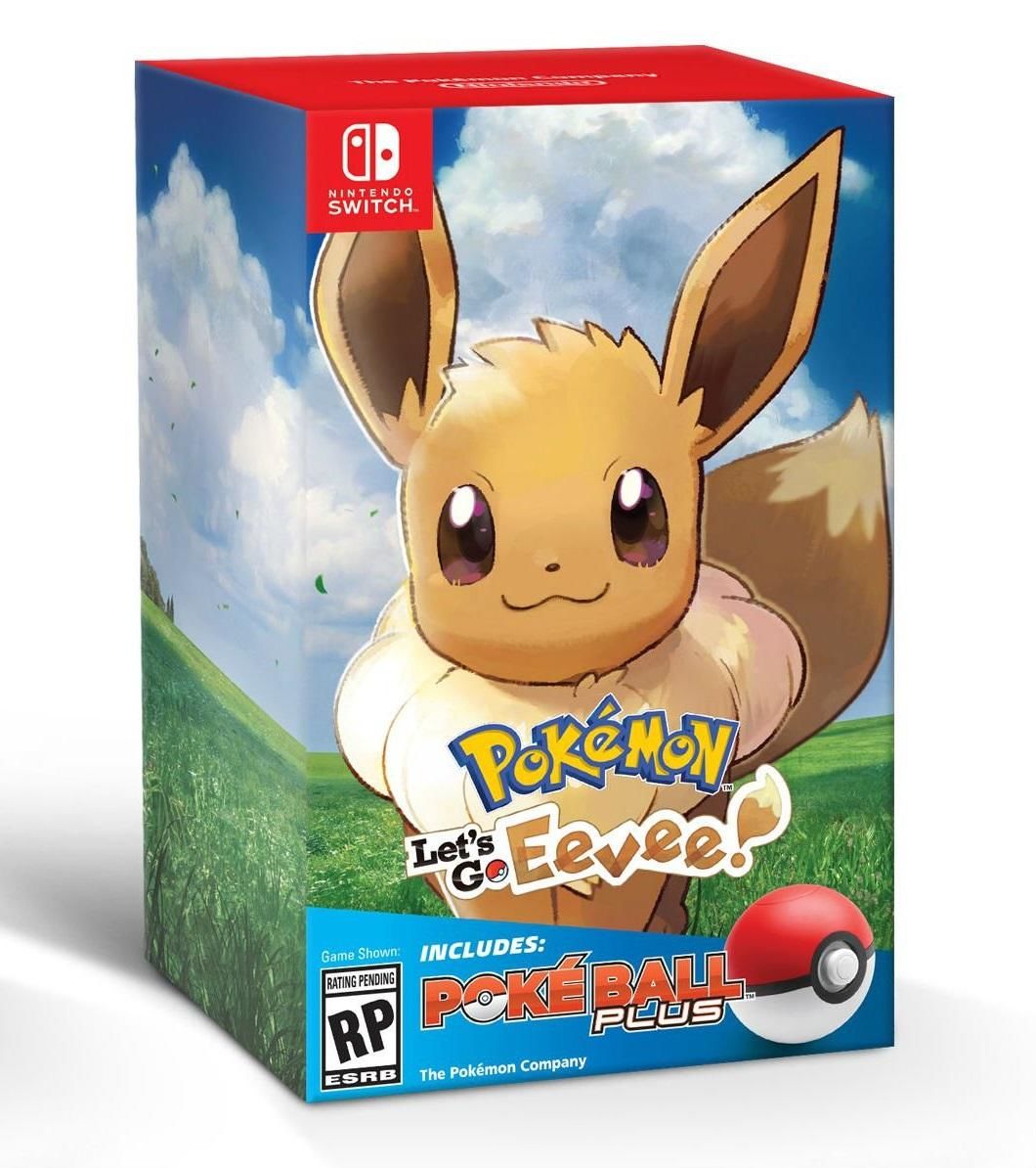 Pokémon Let\'s Go! Évoli! + Poké Ball Plus