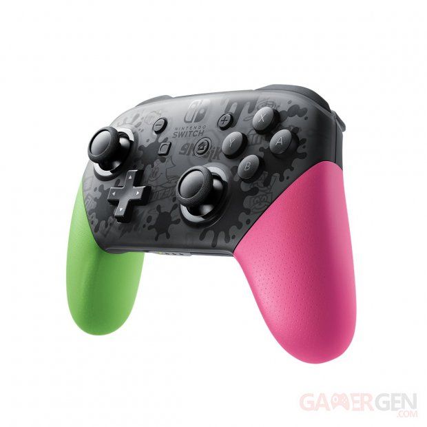 Nintendo Switch Pro Controller Splatoon 2 Limited Edition